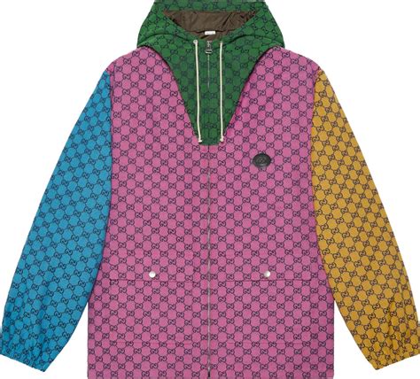 gucci multicolor coat|gucci coats ladies.